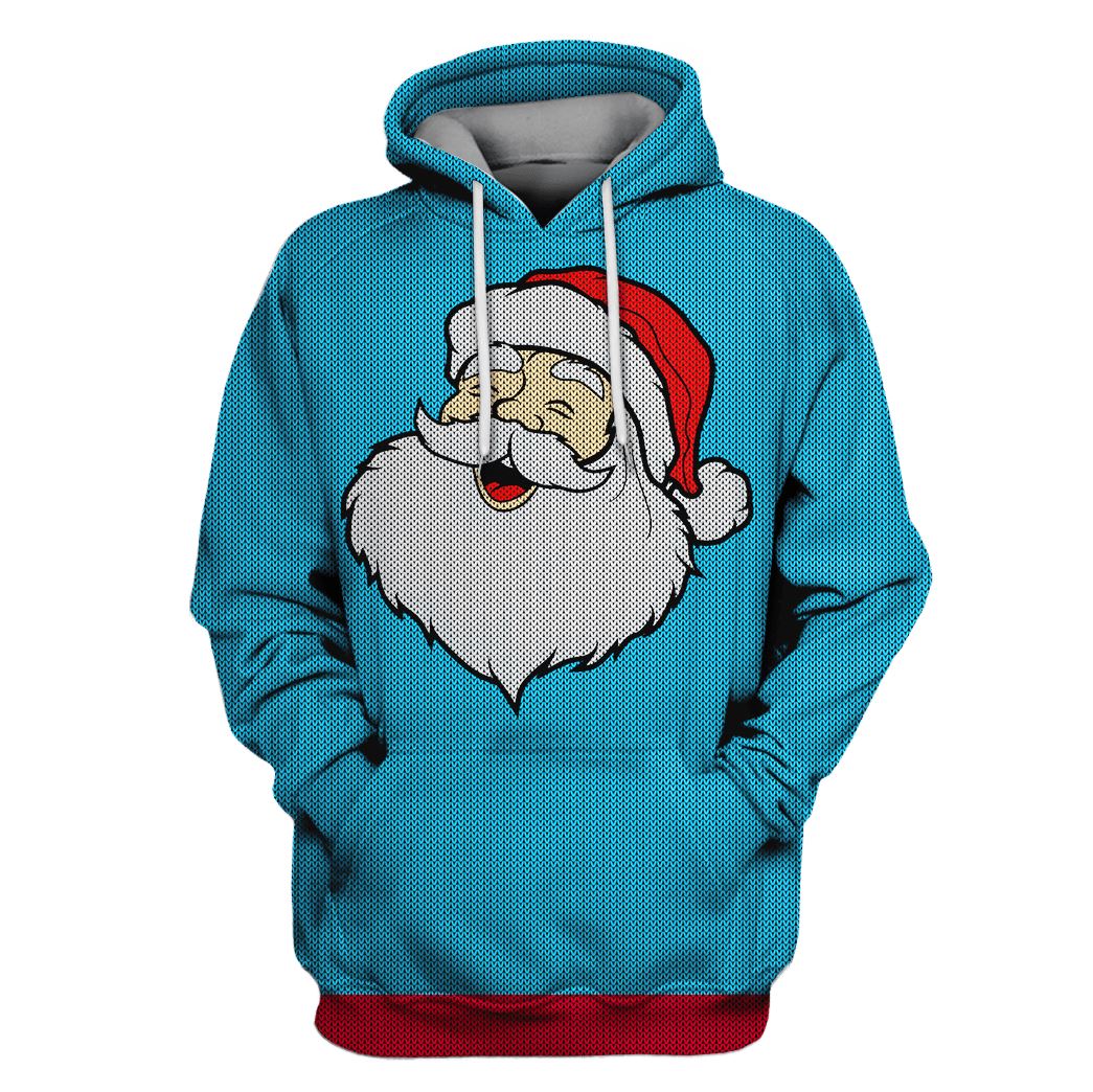 Old Man Santa Claus Custom T-shirt – Hoodies Apparel