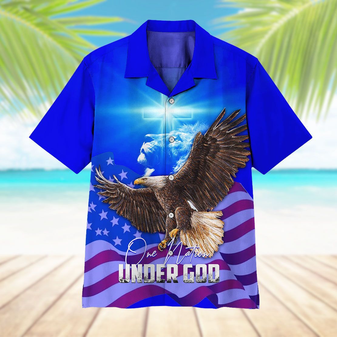 One Nation Under God Hawaii Shirt