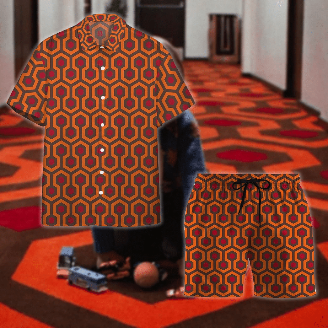 Overlook Hotel Carpet The Shining Custom Hawaii Shirt 13