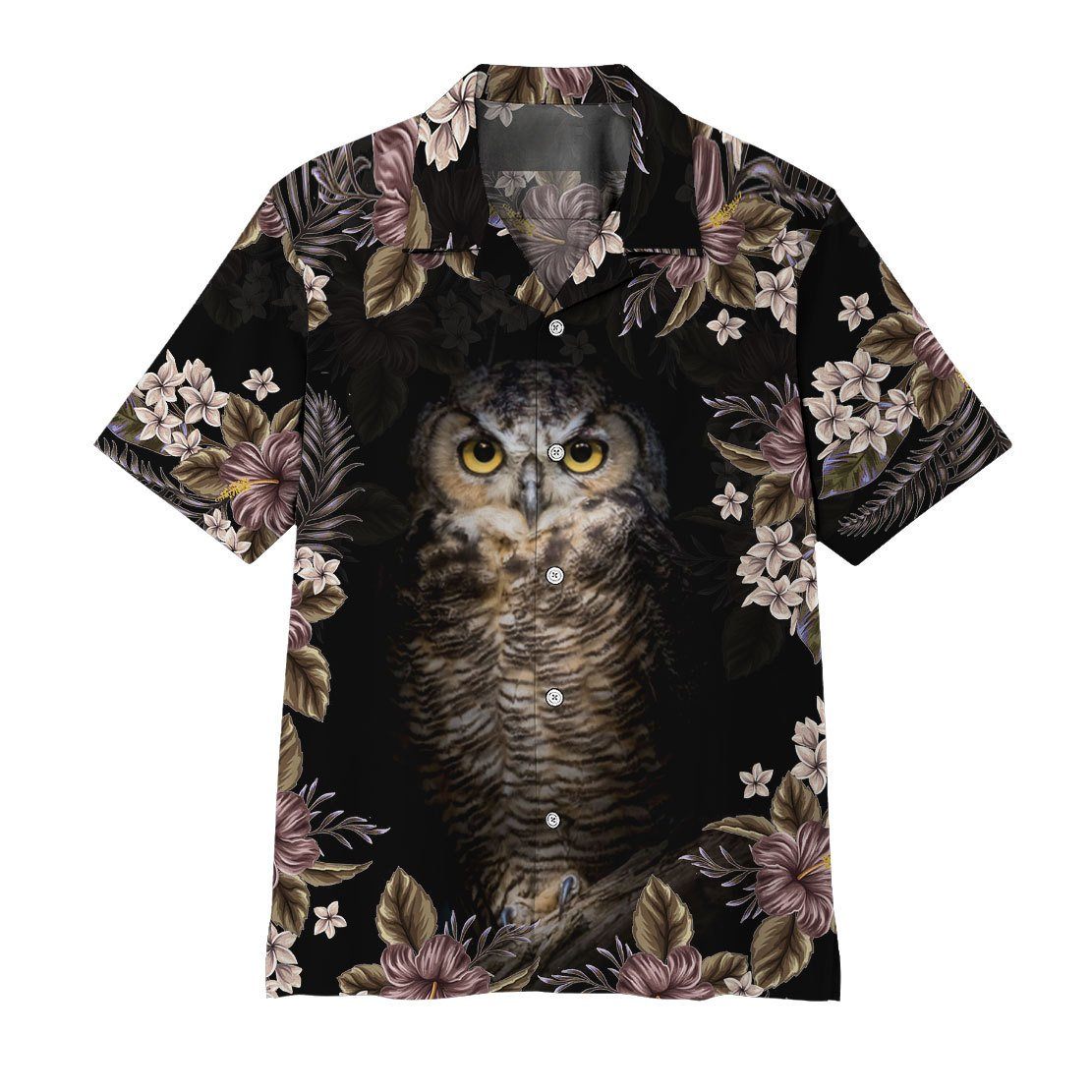 Owl Flower Hawaii Shirt