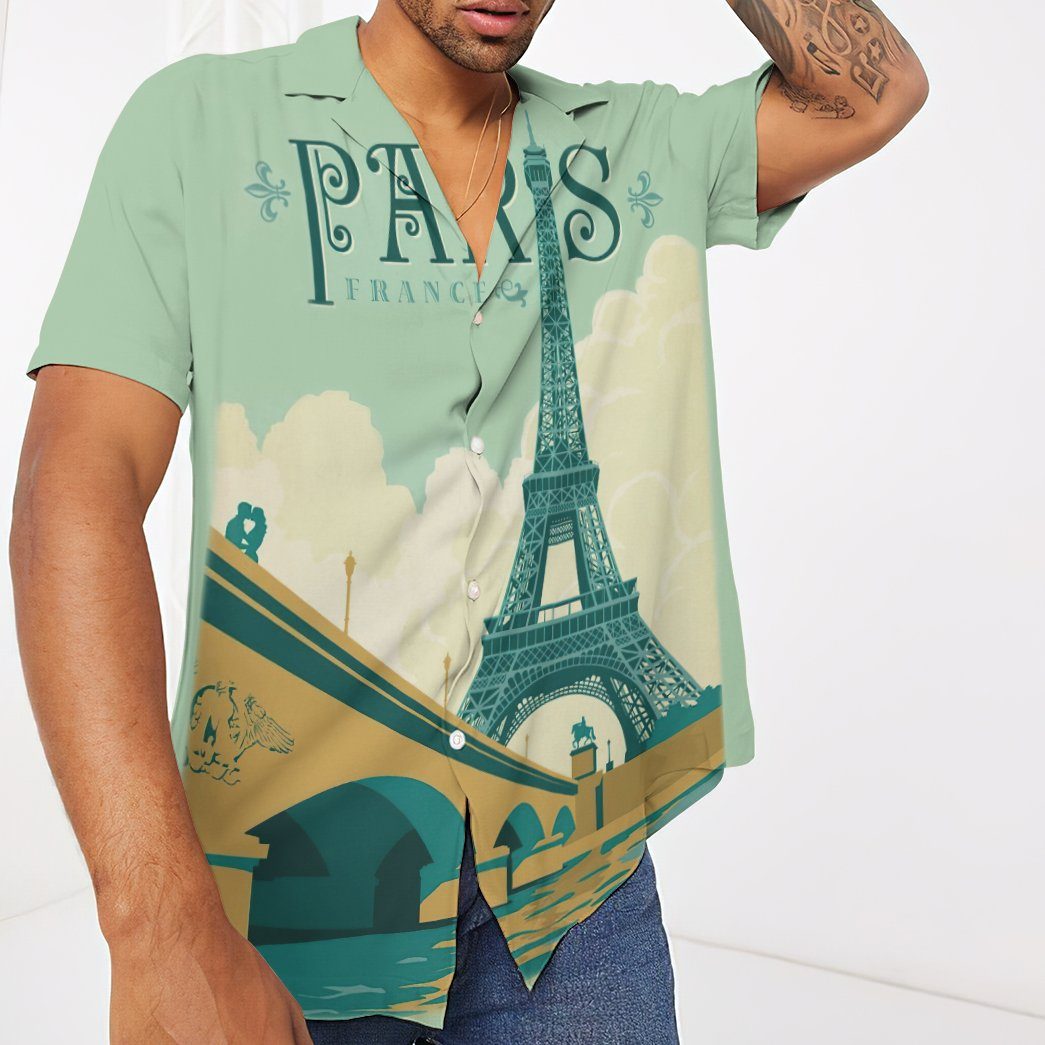 Paris France Custom Hawaii Shirt 5