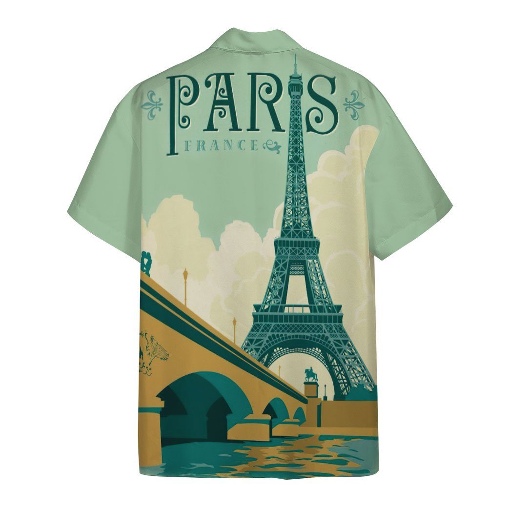 Paris France Custom Hawaii Shirt 1