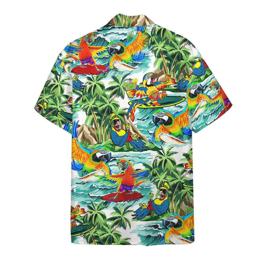 Parrot Surfing Hawaii Shirt 1
