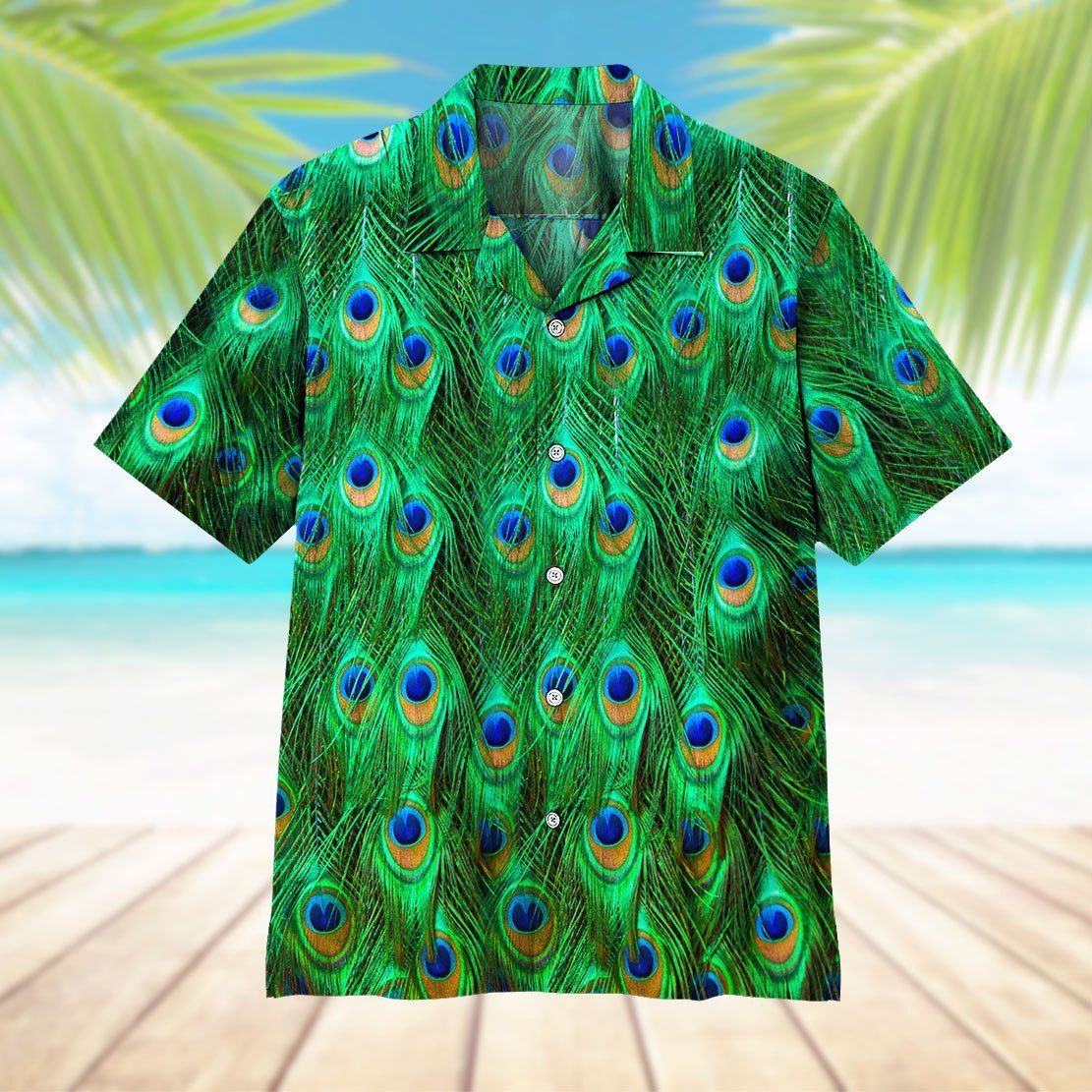 Peacock 3 Custom Hawaii Shirt 9