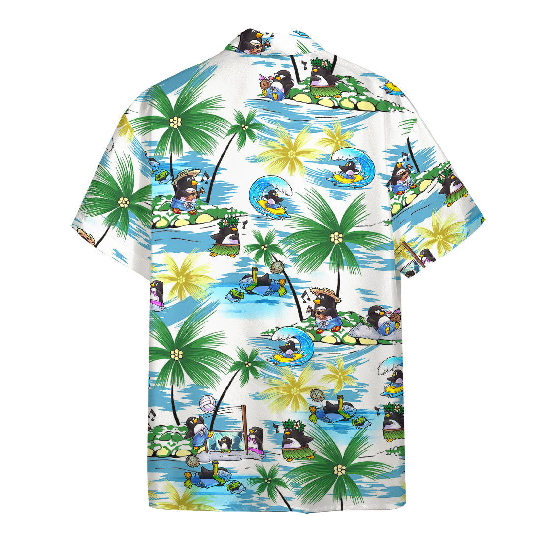 Penguin 2 Custom Hawaii Shirt