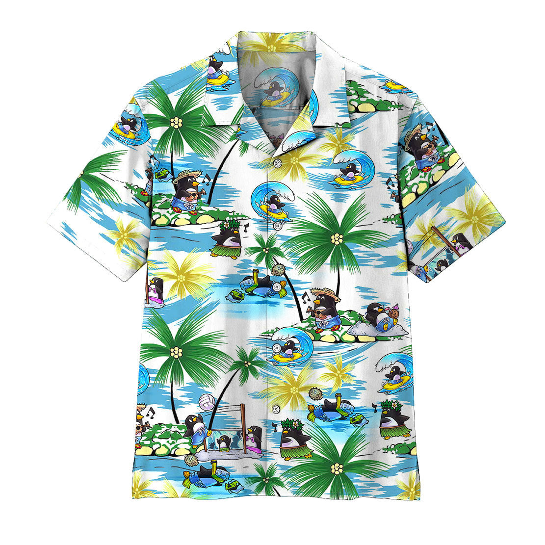 Penguin 2 Custom Hawaii Shirt