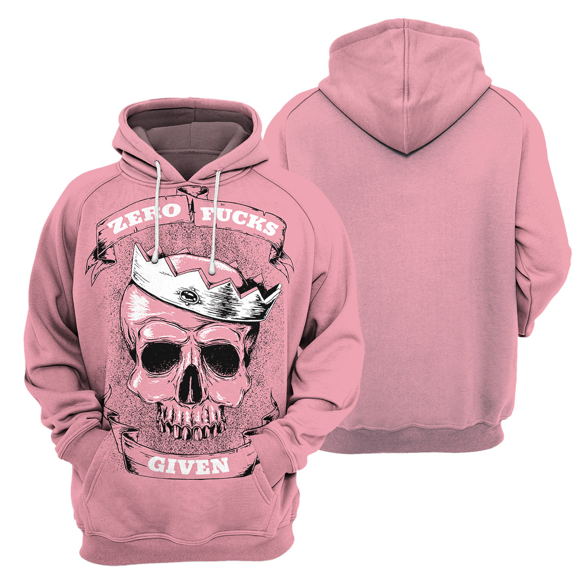 Pink Skull Unique All Over Print T-Shirt Hoodie Gift Ideas