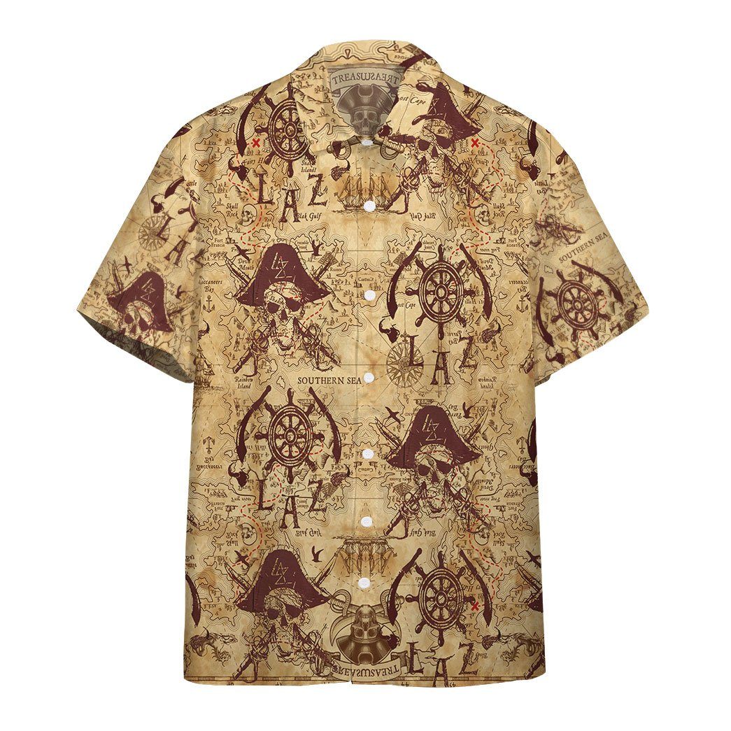 Pirate Hawaiian Custom Short Sleeve Shirts