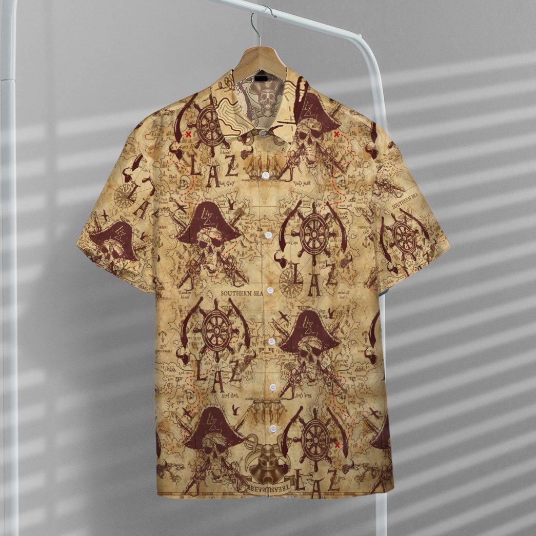 Pirate Hawaiian Custom Short Sleeve Shirts 7