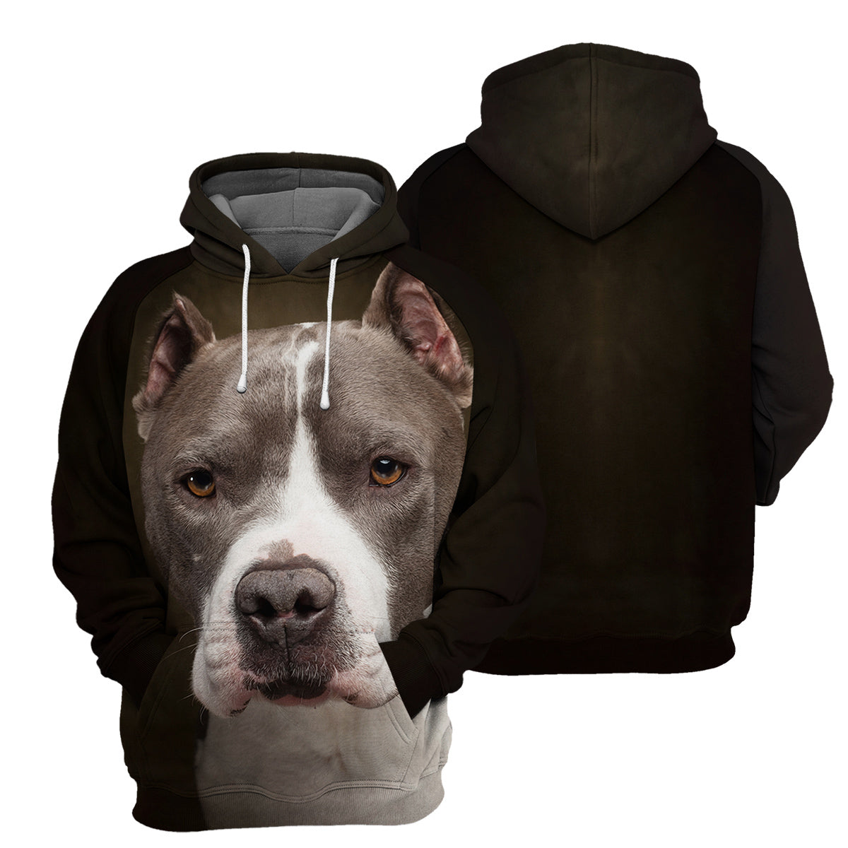 Pitbull Unique All Over Print T-Shirt Hoodie Gift Ideas