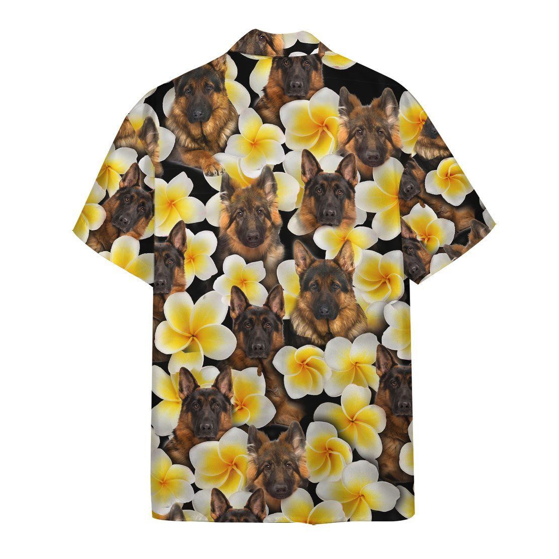 Plumeria German Shepherd Hawaii Shirt