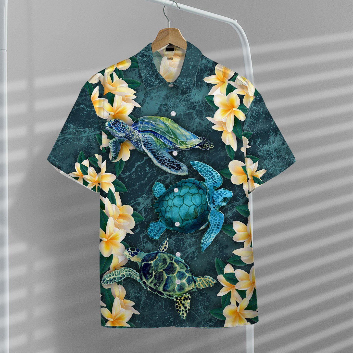 Plumeria Turtle Hawaii Shirt 7