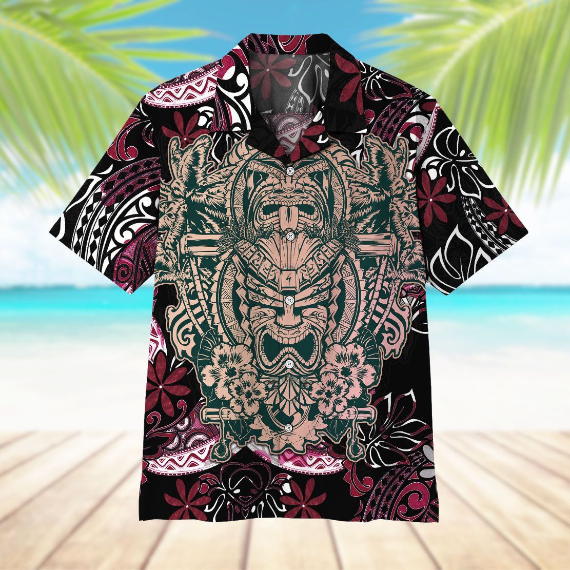 Polynesian Tiki Hawaii Shirt 7