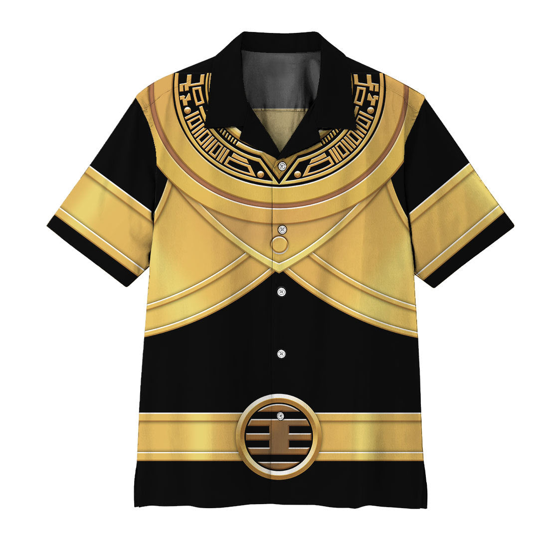Power Ranger Zeo Gold Hawaii Shirt