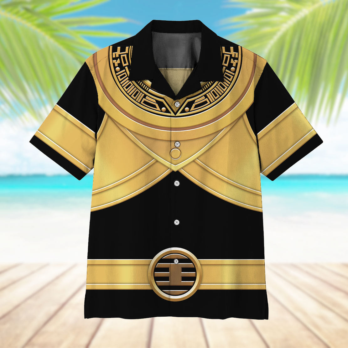Power Ranger Zeo Gold Hawaii Shirt 11
