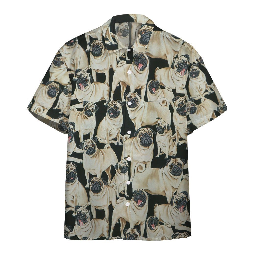 Pug Dogs Custom Hawaii Shirt