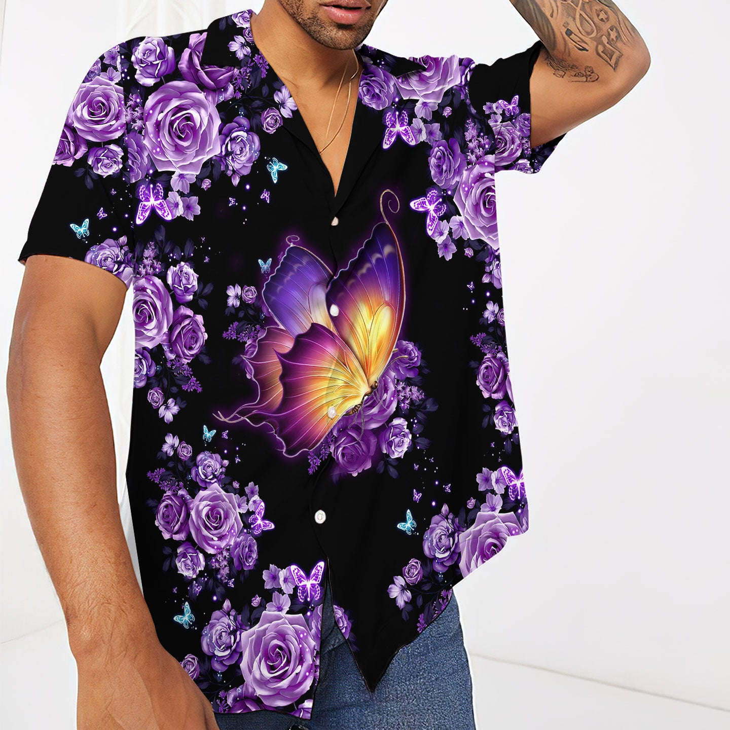 Purple Hippie Hawaii Shirt 3
