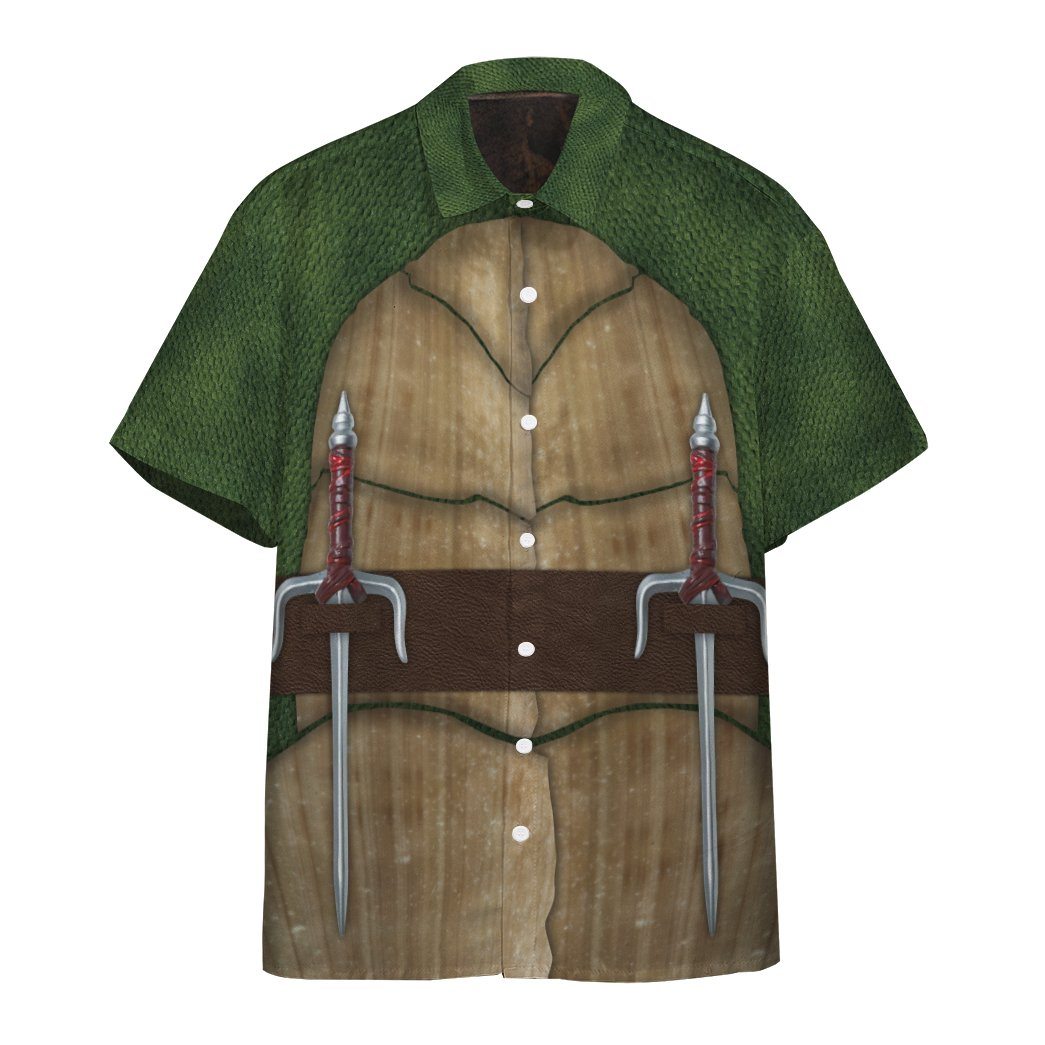 Raphael Raph TMNT Custom Short Sleeve Shirt