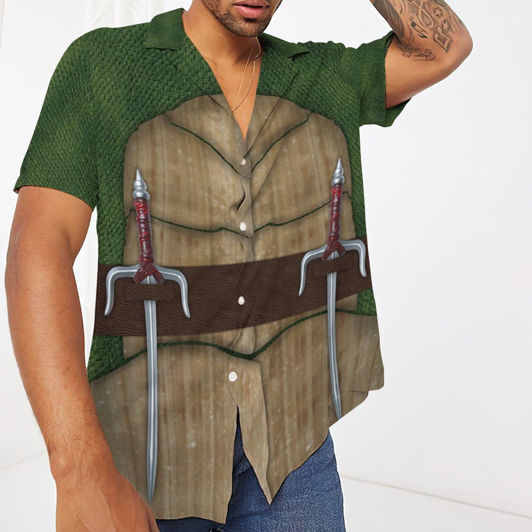 Raphael Raph TMNT Custom Short Sleeve Shirt 9