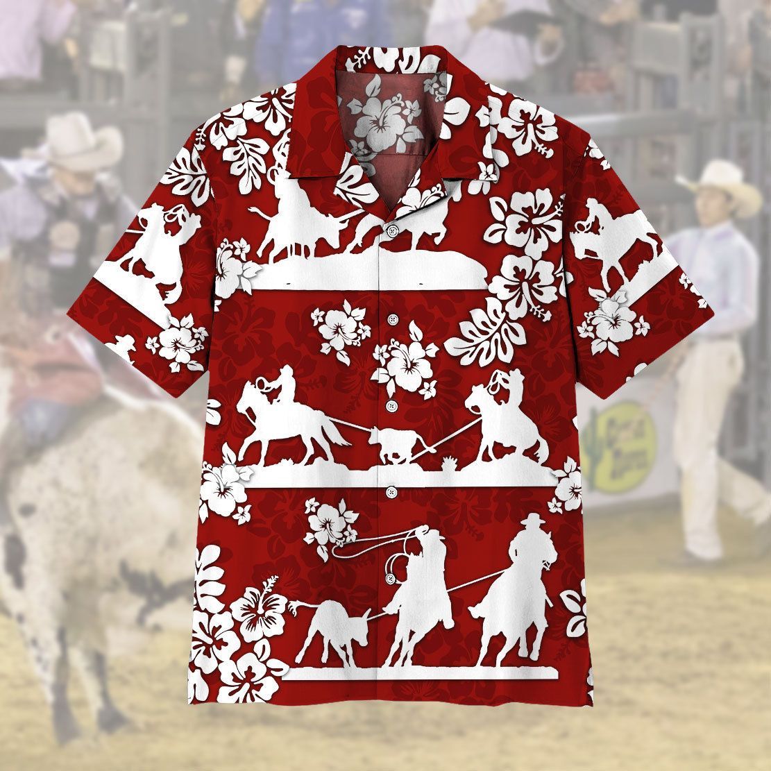 Red Team Roping Hawaii Shirt 15