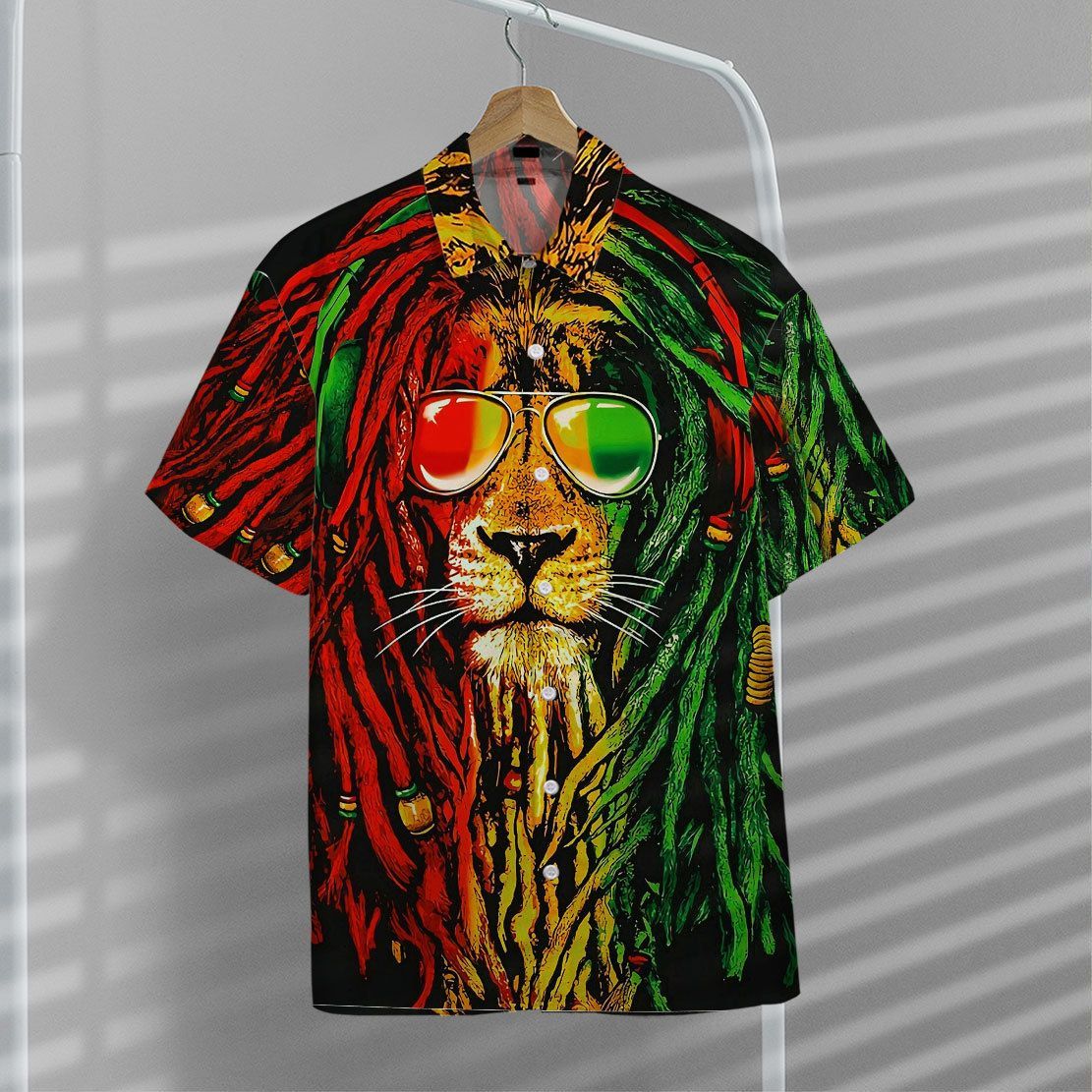Reggae Lion Hawaii Shirt
