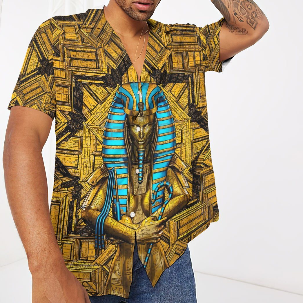 Sacred Queen Pharaoh Custom Short Sleeves Shirt 3