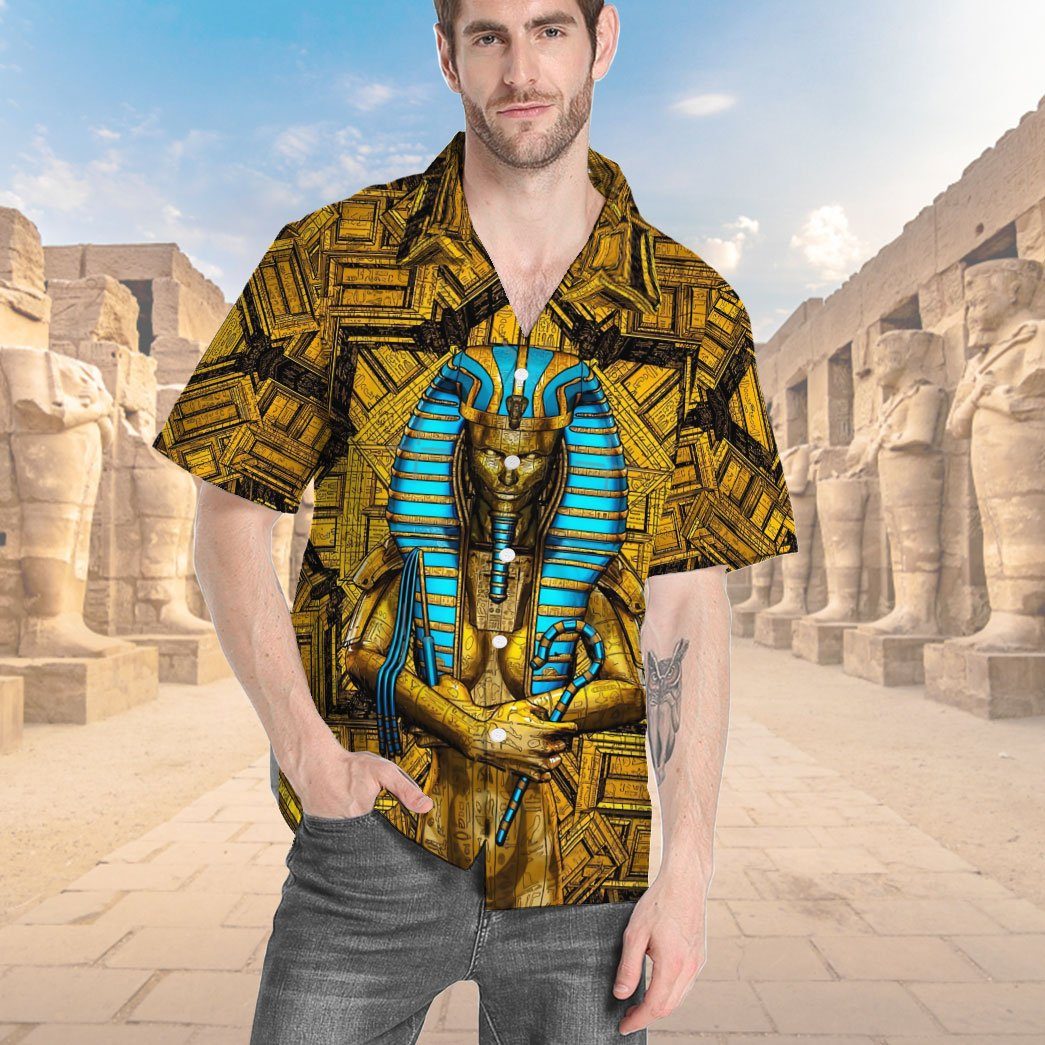 Sacred Queen Pharaoh Custom Short Sleeves Shirt 9