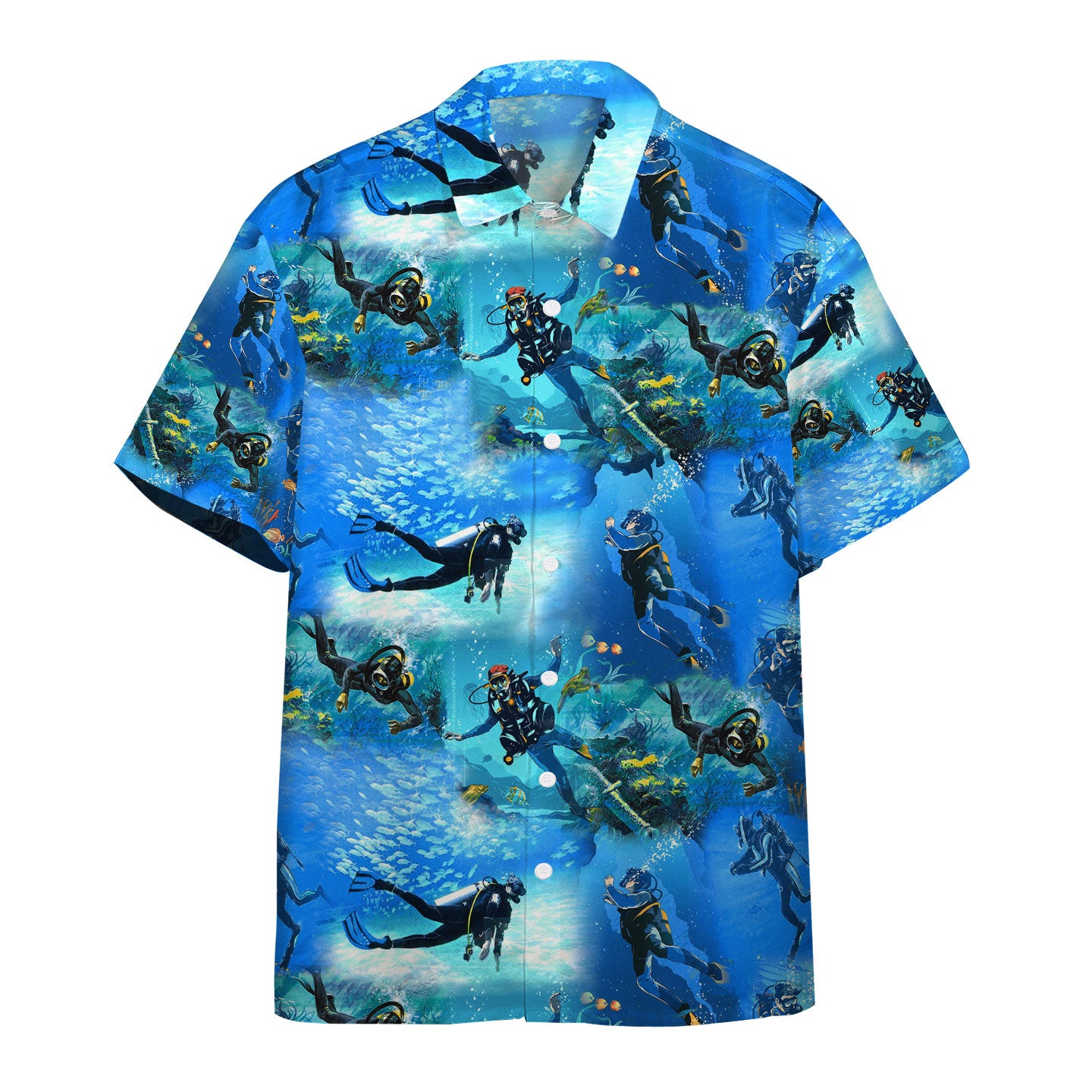Scuba Diving Custom Name Hawaii Shirt