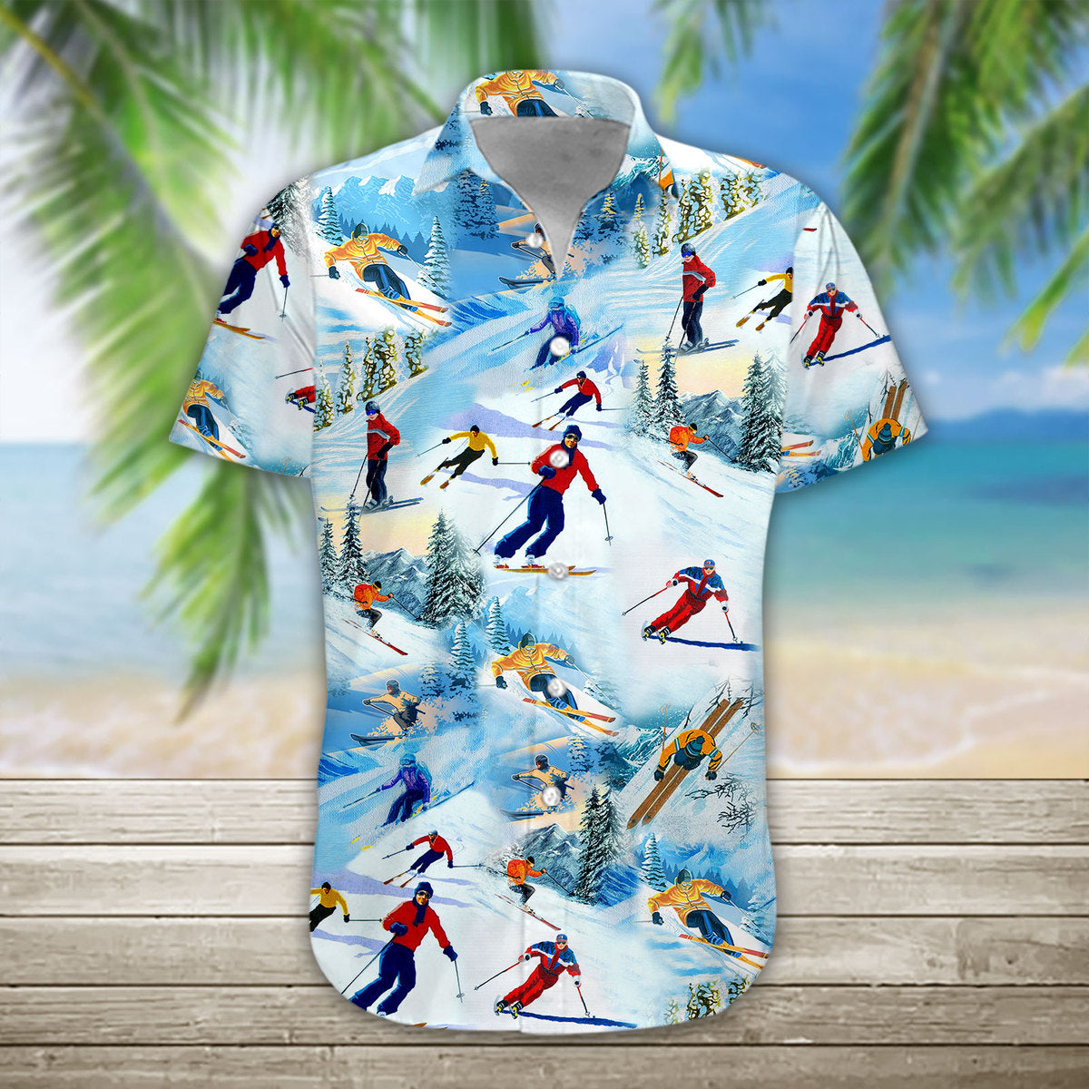 Skiing Hawaii Shirt
