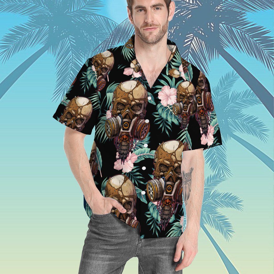 Skull Tropical Hawaii Shirt