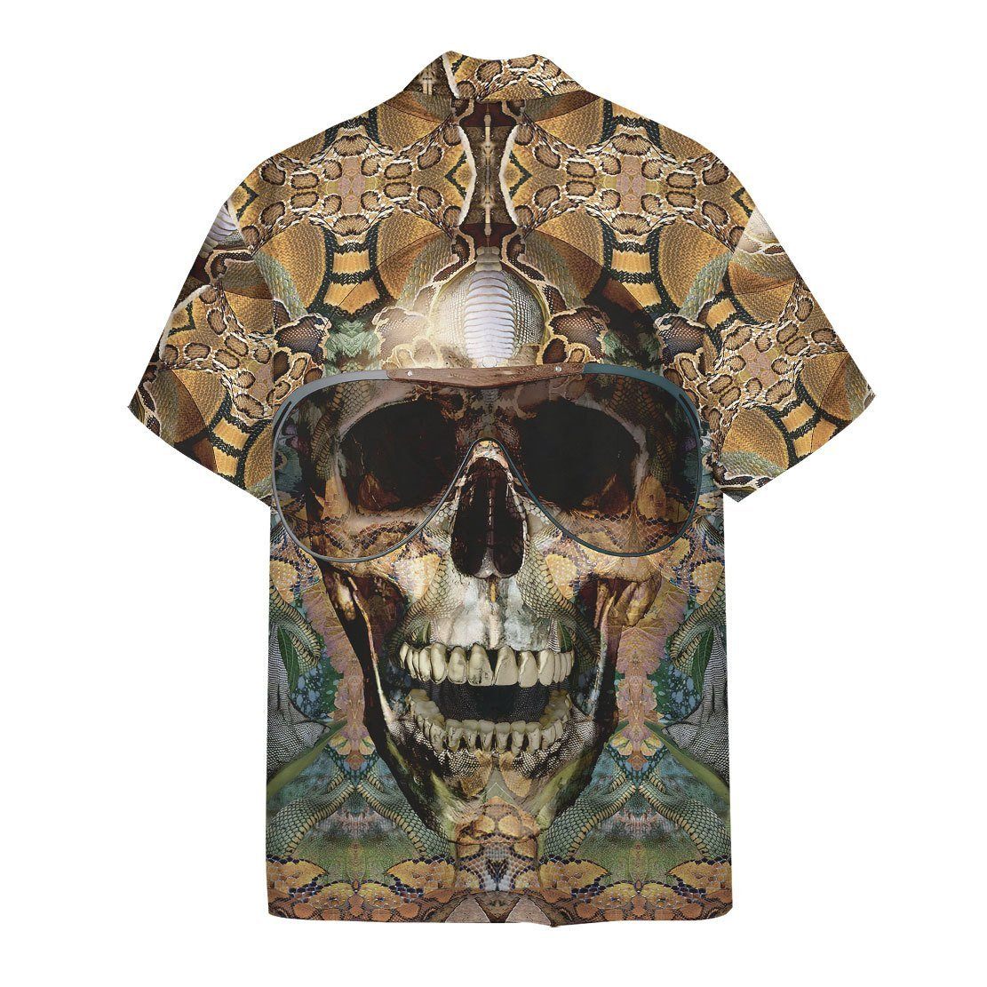 Snake Skull Hawaii Shirt