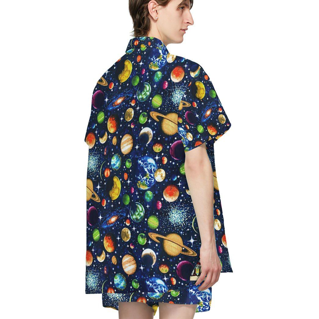Solar System Custom Hawaii Shirt 3