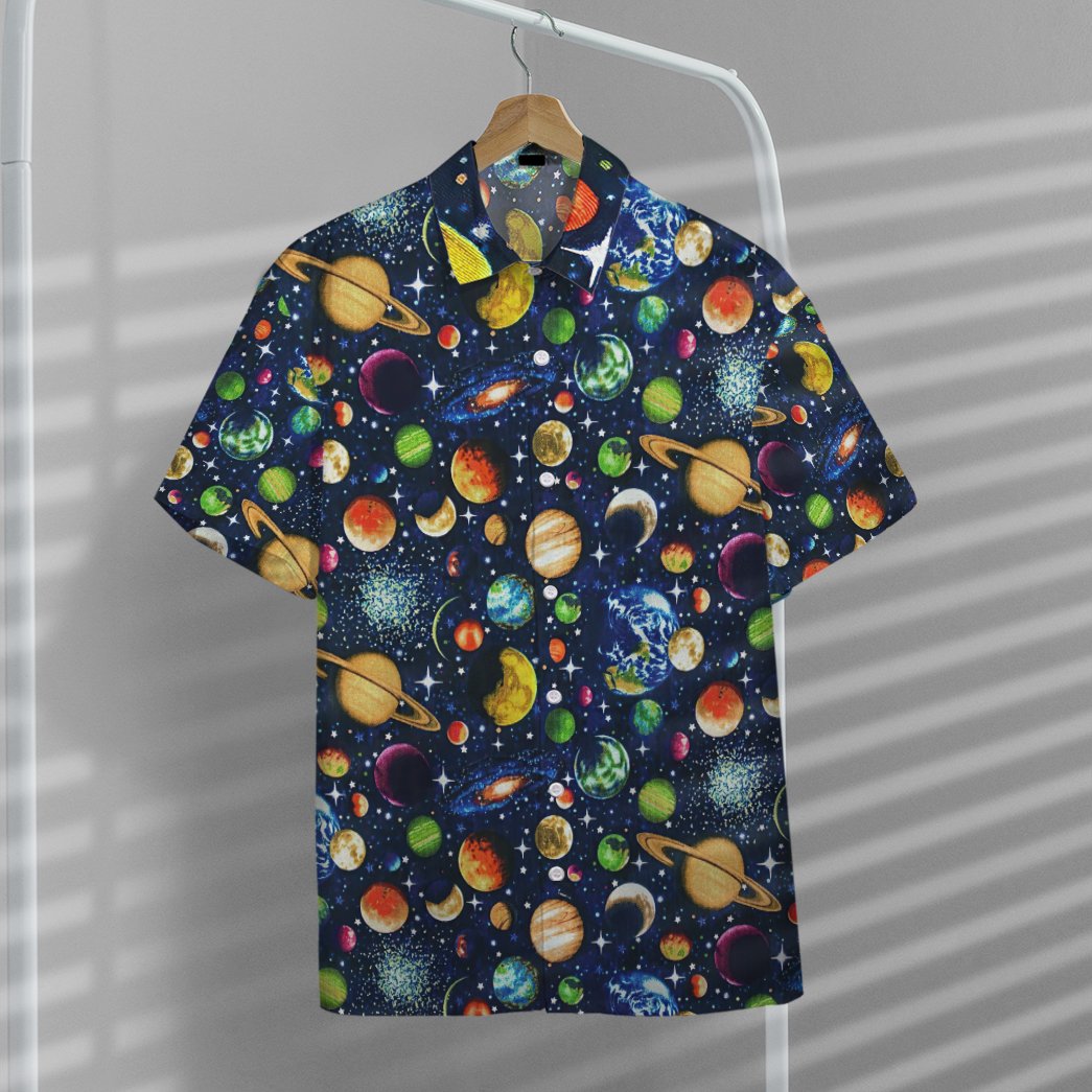 Solar System Custom Hawaii Shirt 7