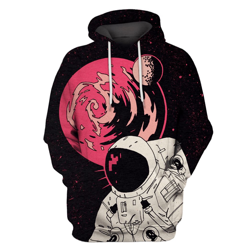 Spaceman Astronaut Plannet Custom T-shirt – Hoodies Apparel