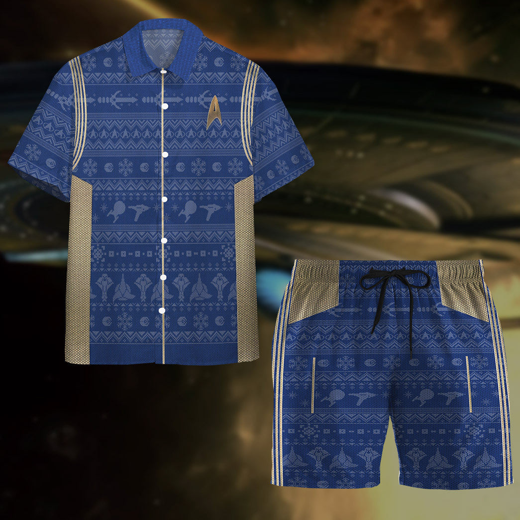 Star Trek Discovery 2017 Present Ugly Christmas Custom Hawaii Shirt 7