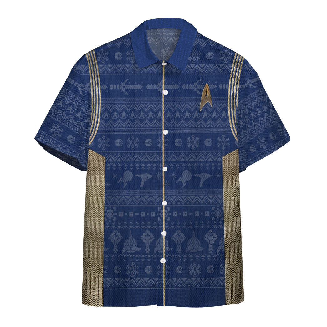 Star Trek Discovery 2017 Present Ugly Christmas Custom Hawaii Shirt
