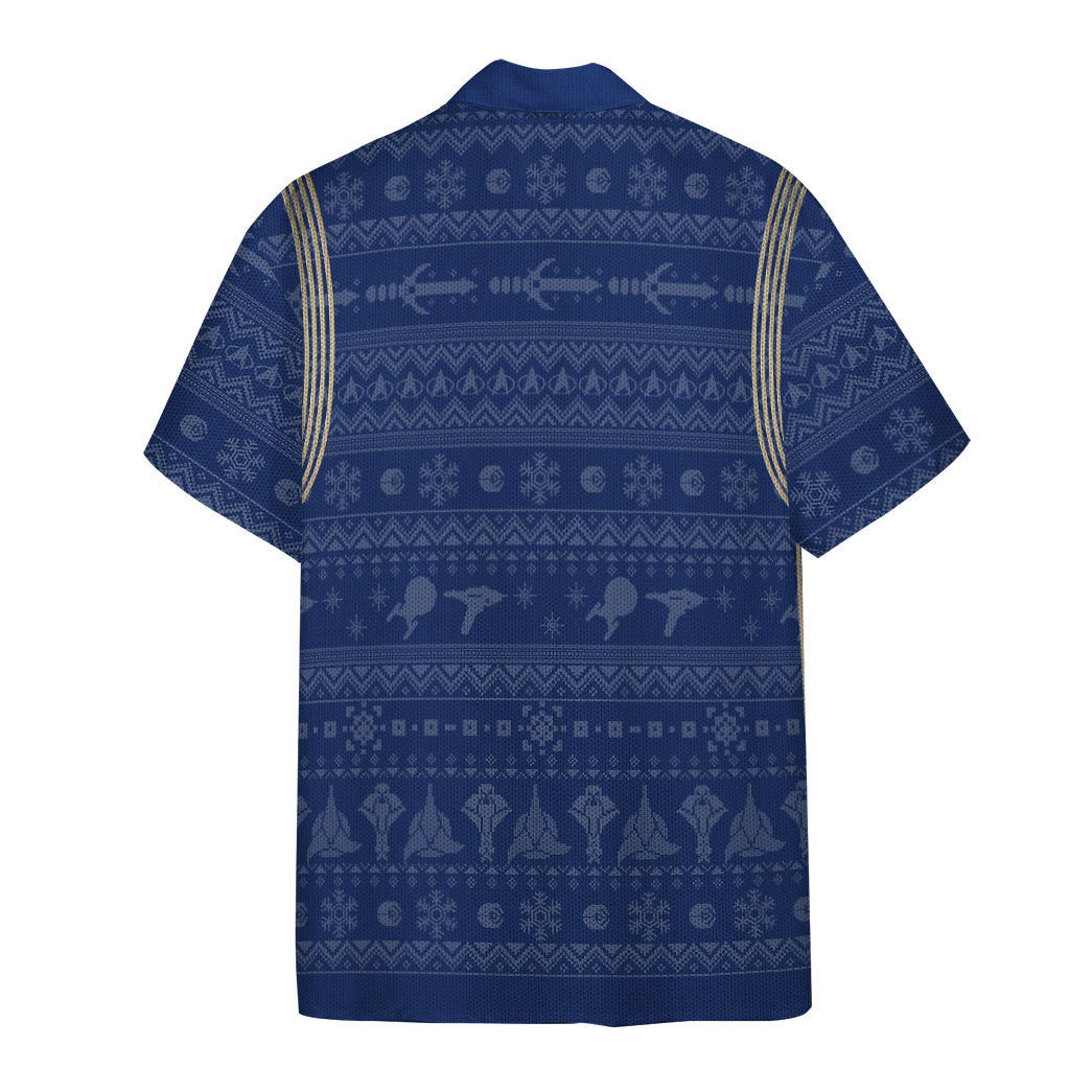 Star Trek Discovery 2017 Present Ugly Christmas Custom Hawaii Shirt 5