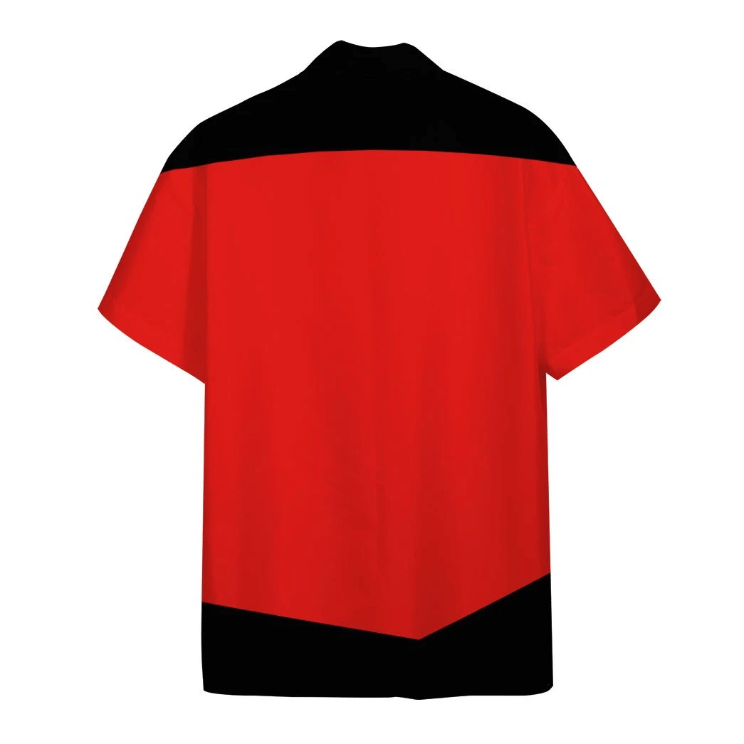 Star Trek The Next Generation Red Uniform Custom Hawaii Shirt