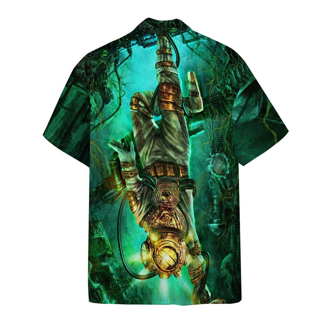Steampunk Diver Custom Short Sleeve Shirt 1