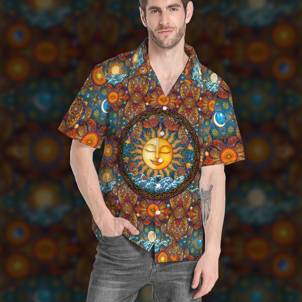 Sun Energy Hippie Thing Custom Short Sleeve Shirt