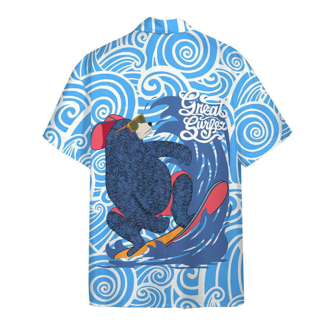 Surfing Bear Hawaii Shirt 1