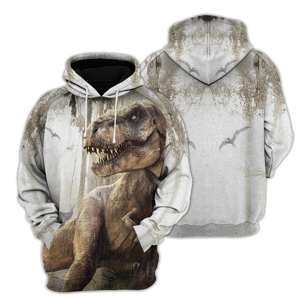 T Rex Unique All Over Print T-Shirt Hoodie Gift Ideas