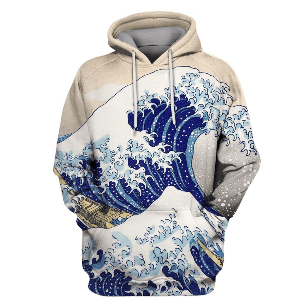 The Great Wave Off Kanagawa Custom T-shirt – Hoodies Apparel