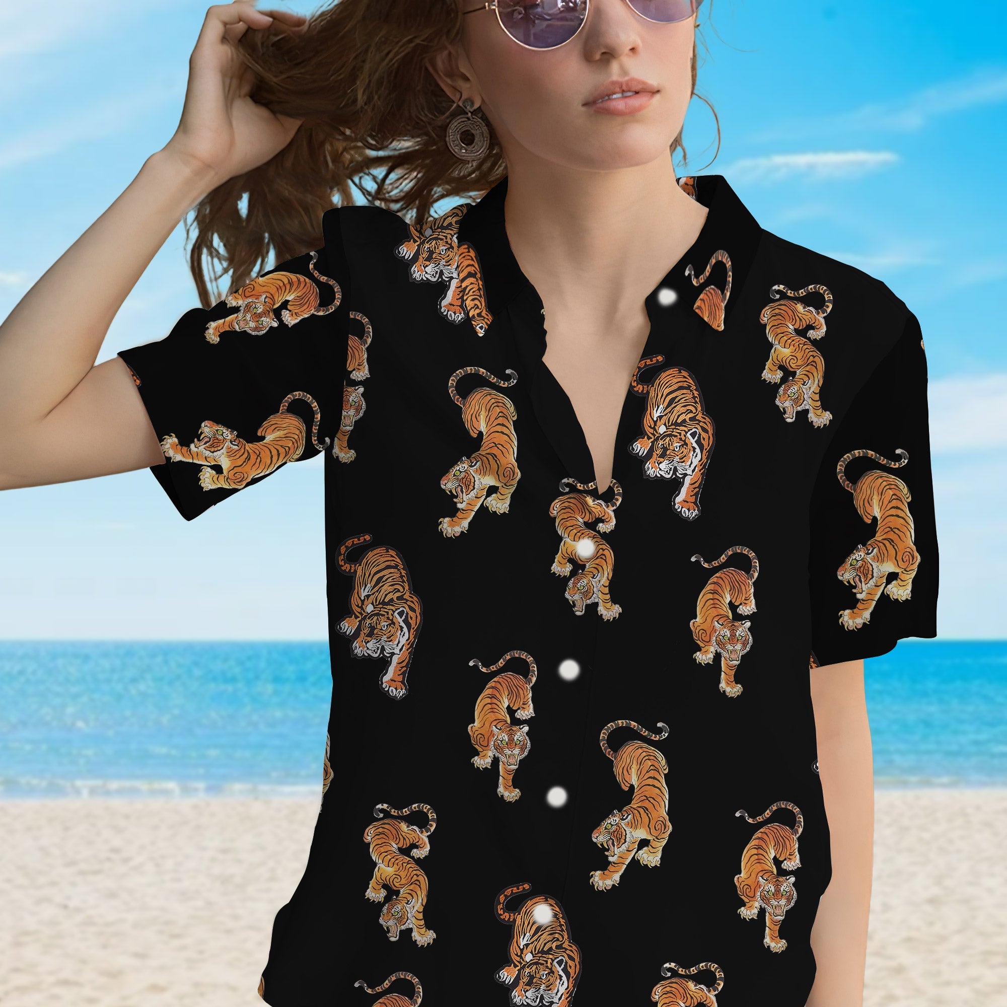 Three Tigers Custom Hawaii Shirt 13