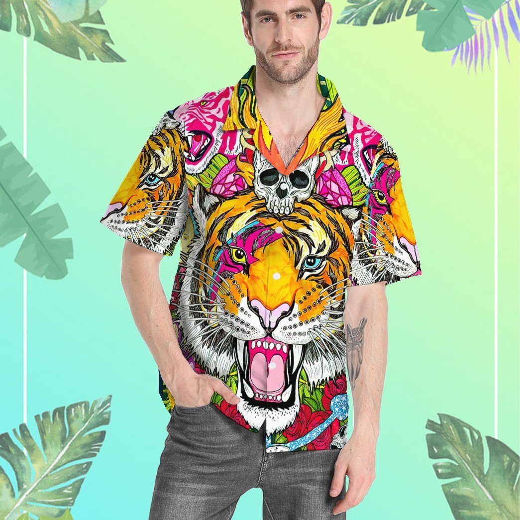 Tigers Tropical Hawaii Shirt 7