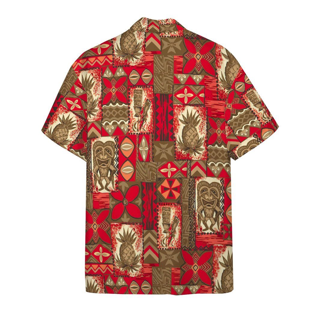Tiki Tiki Hawaiian Vintage Custom Hawaii Shirt