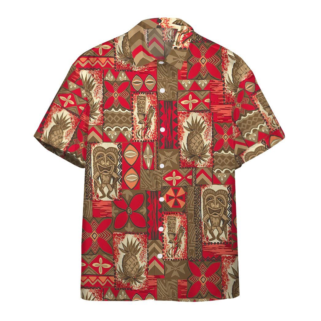 Tiki Tiki Hawaiian Vintage Custom Hawaii Shirt