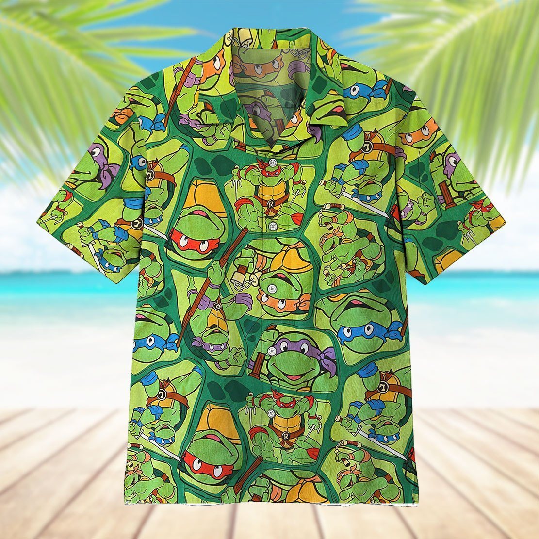 The Teenage Mutant Ninja Turtles TMNT Hawaii Shirt