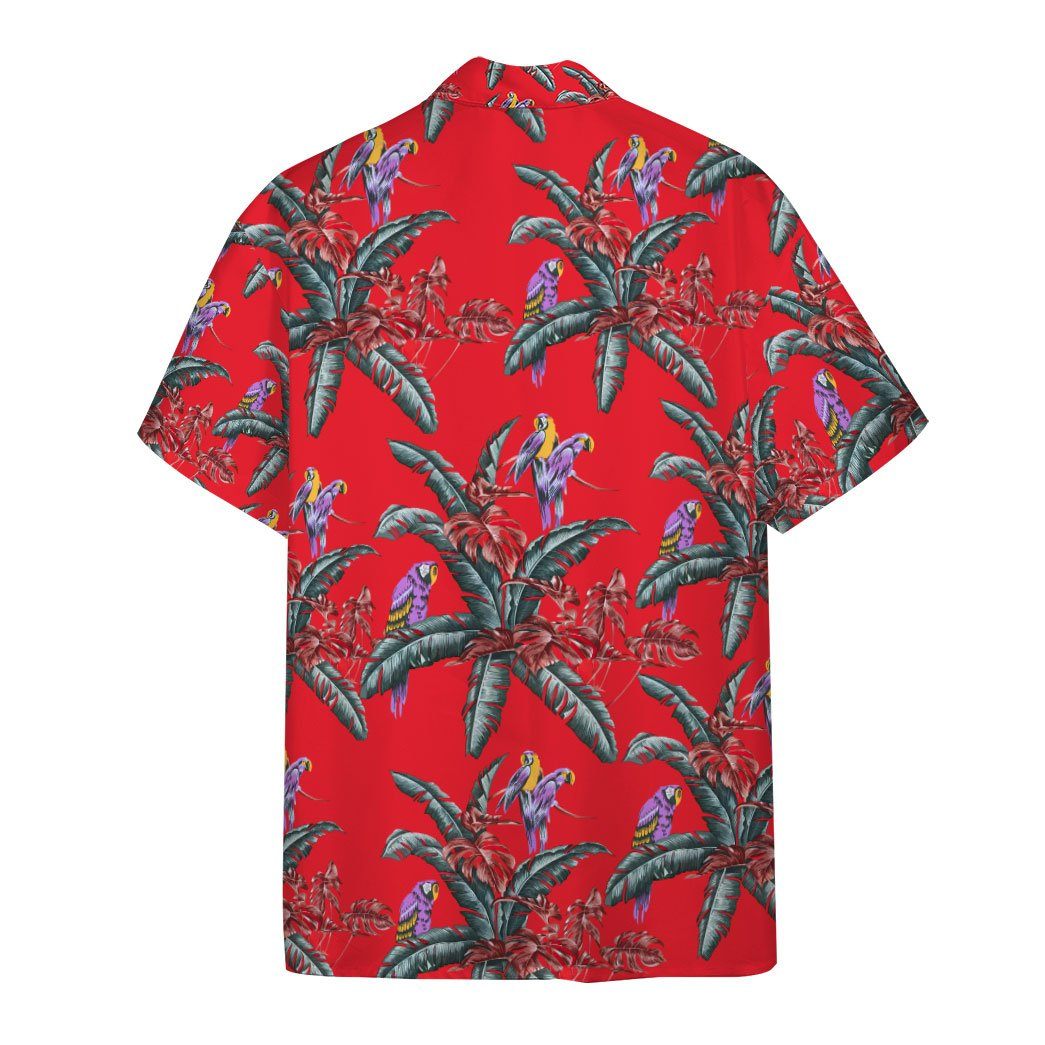 Tom Selleck Magnum Pi Red Custom Hawaii Shirt