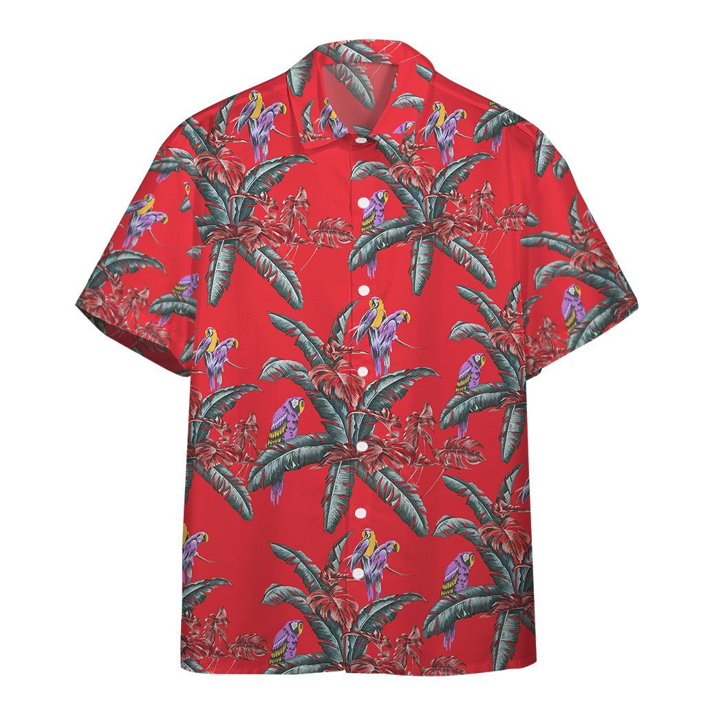 Tom Selleck Magnum Pi Red Custom Hawaii Shirt